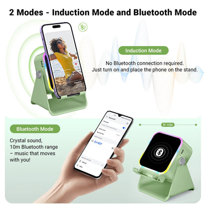 5-in-1 Wireless Charging Phone Stand with Power Bank
